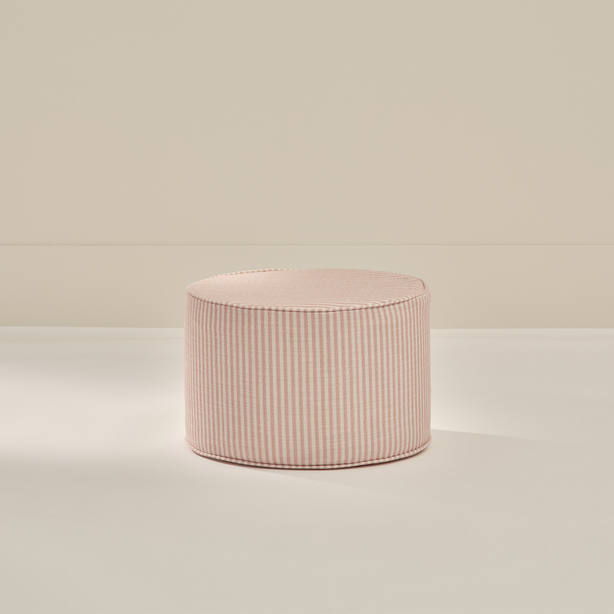 House of Noa Ottoman - Finley Ivory & Petal, Small.