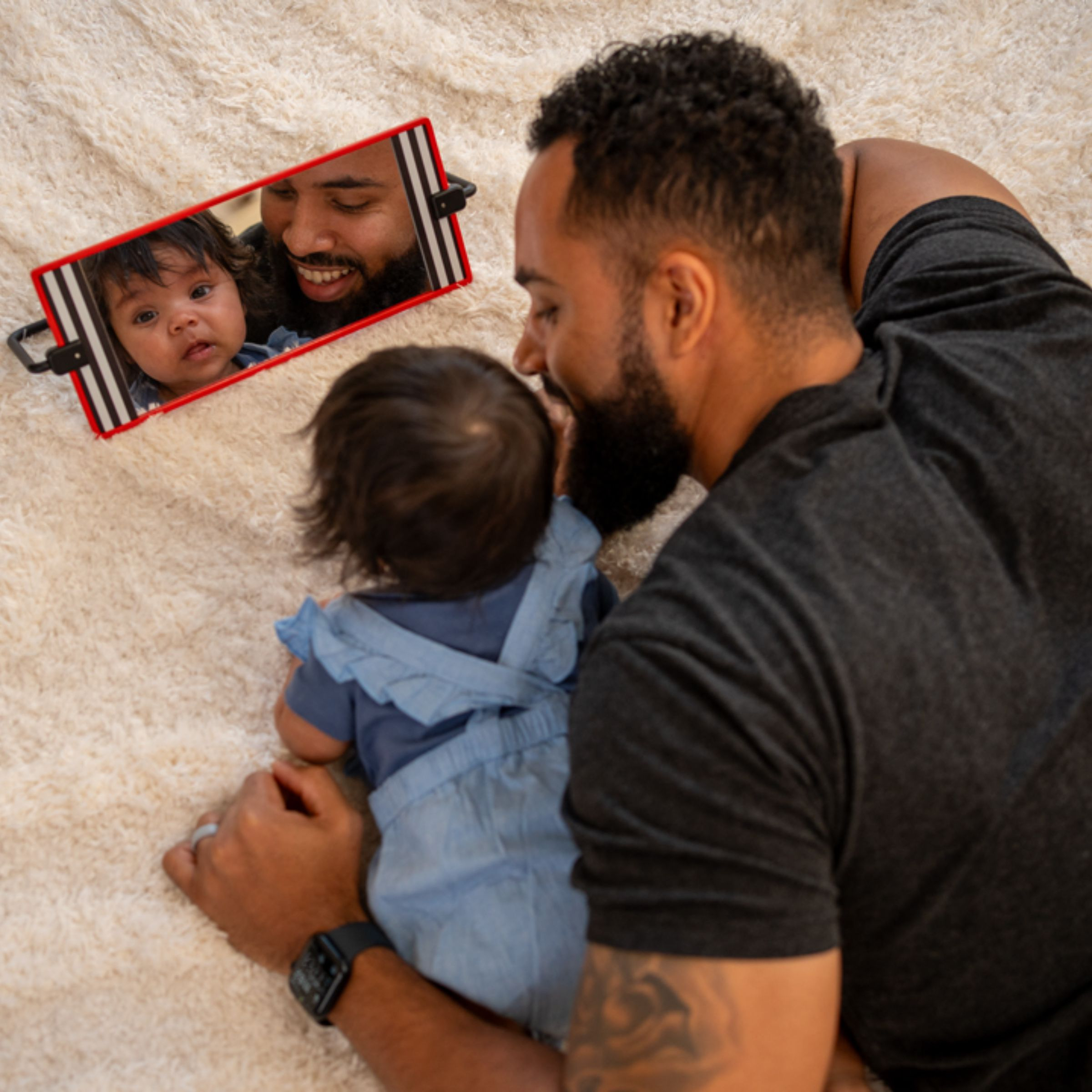 Manhattan Toy Wimmer-Ferguson Double-Feature Tummy Time Mirror.