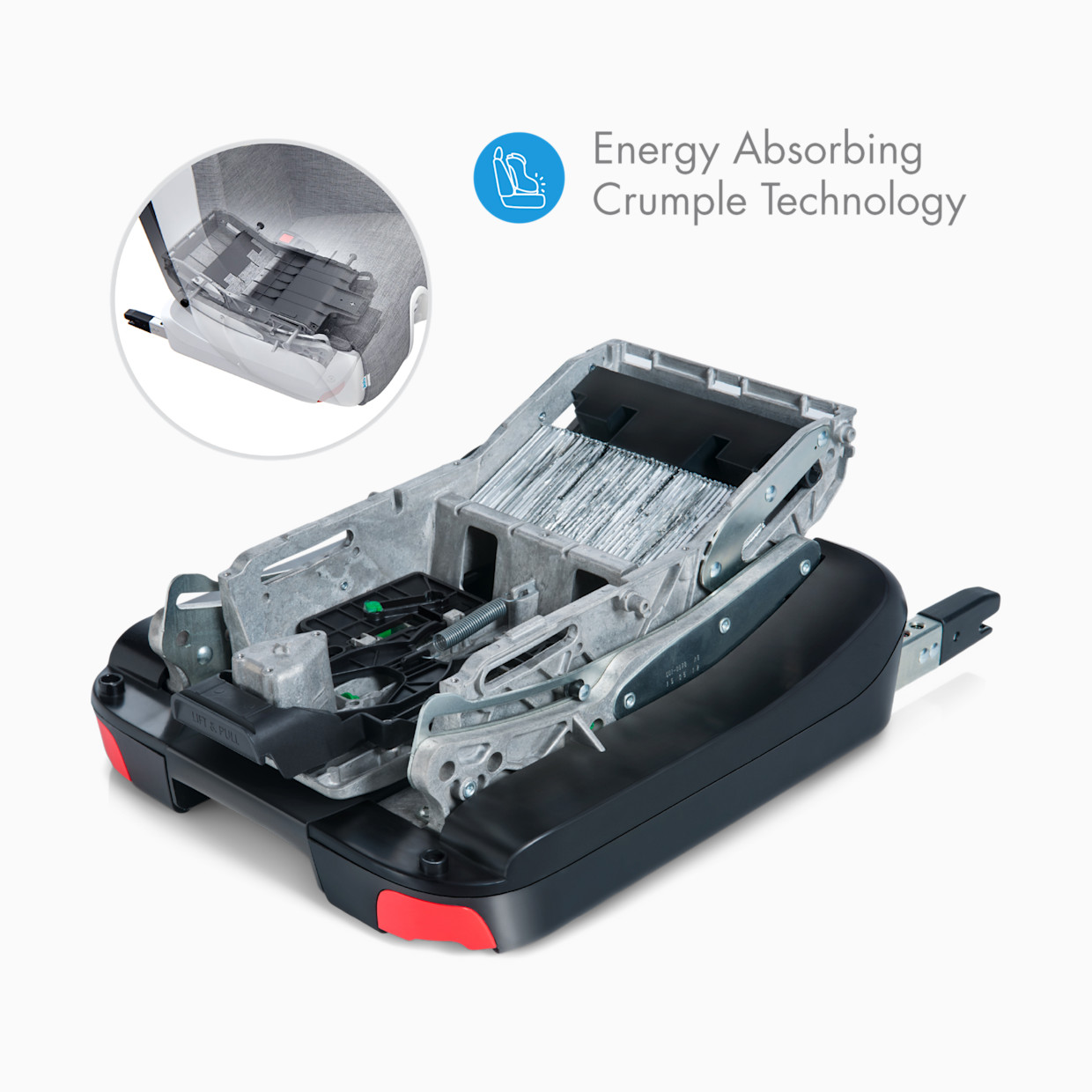 Clek Foonf Convertible Car Seat - Railroad Ziip (Flame Retardant Free).