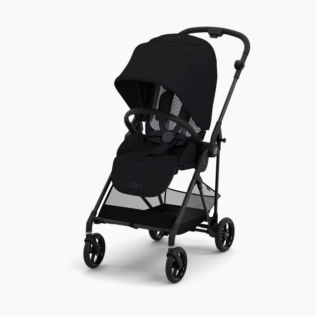 Cybex Melio Carbon 3 Ultra Lightweight Stroller - Moon Black Cybex Melio Carbon 3 Ultra Lightweight Stroller - Moon Black