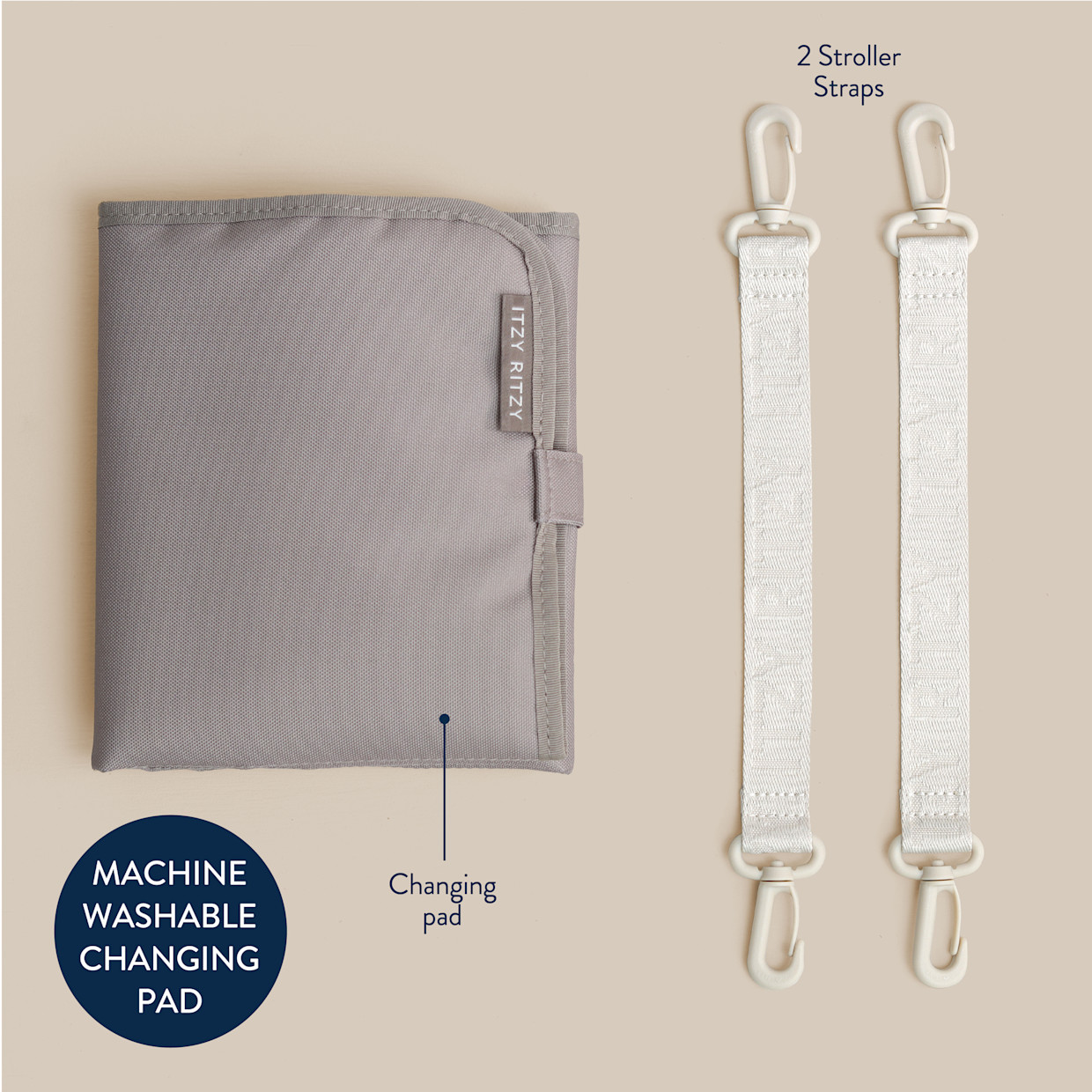 Itzy Ritzy Belong Utility Backpack Diaper Bag - Cream.