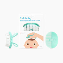 Frida Baby Infant Head-Hugging Baby Hairbrush and Comb Set, Newborn and Up