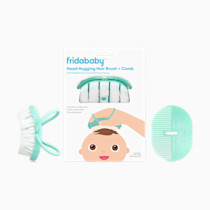 Frida Baby Infant Head-Hugging Baby Hairbrush and Comb Set, Newborn and Up