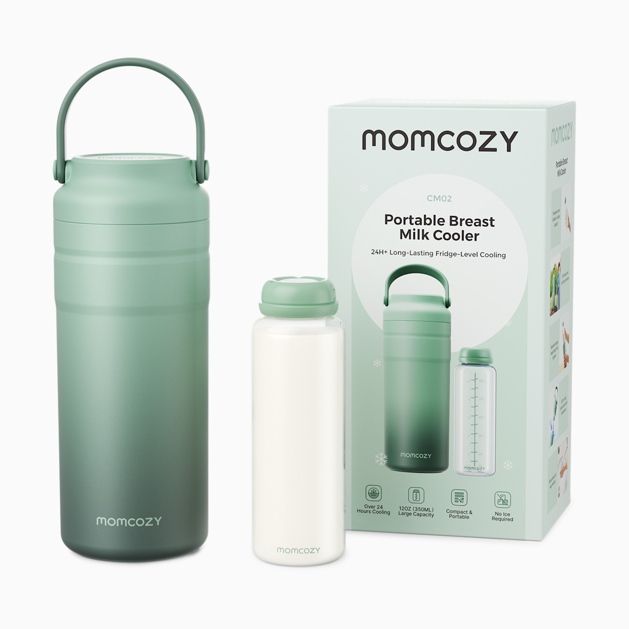 Momcozy Portable Breast Milk Cooler, 12 oz.