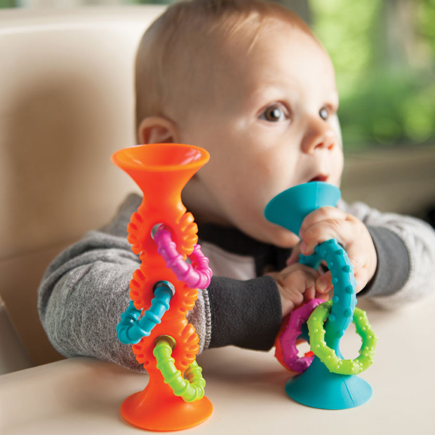 Fat Brain Toys pipSquigz Loops - Teal.