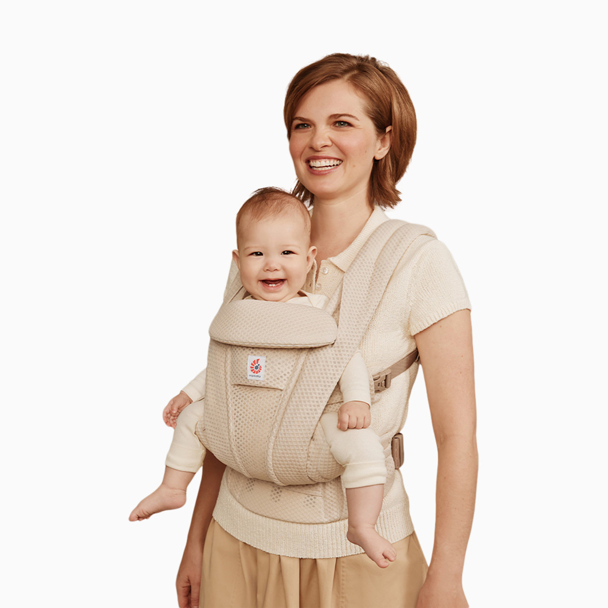 Ergobaby Omni Deluxe Carrier - Natural Beige Mesh.