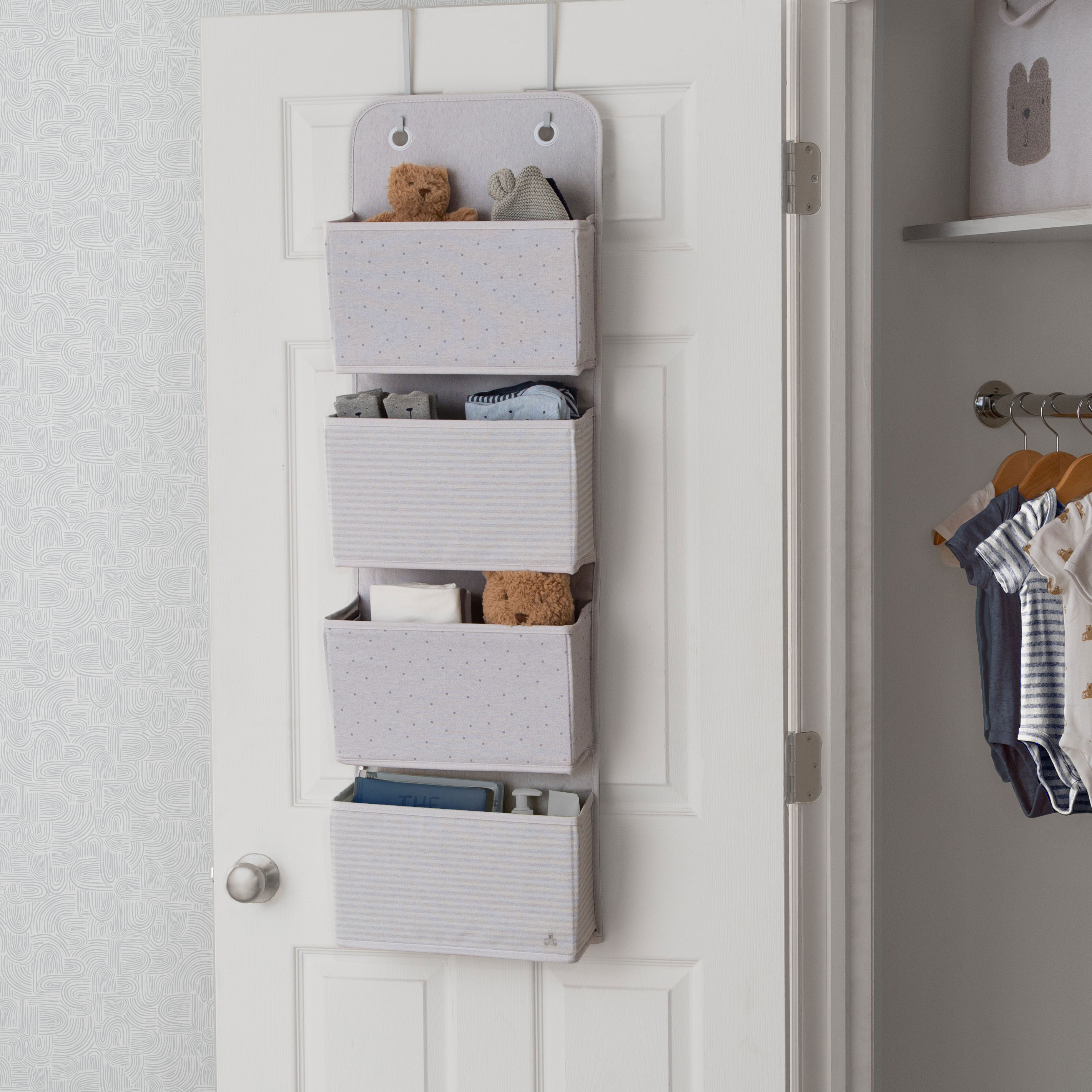 Delta Children babyGap Over the Door Storage Organizer - Grey.