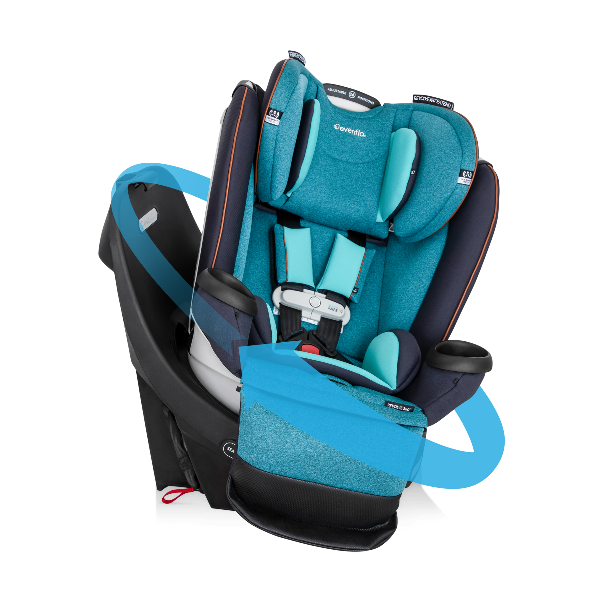 Evenflo Gold Revolve 360 Extend Rotational AllinOne with SensorSafe