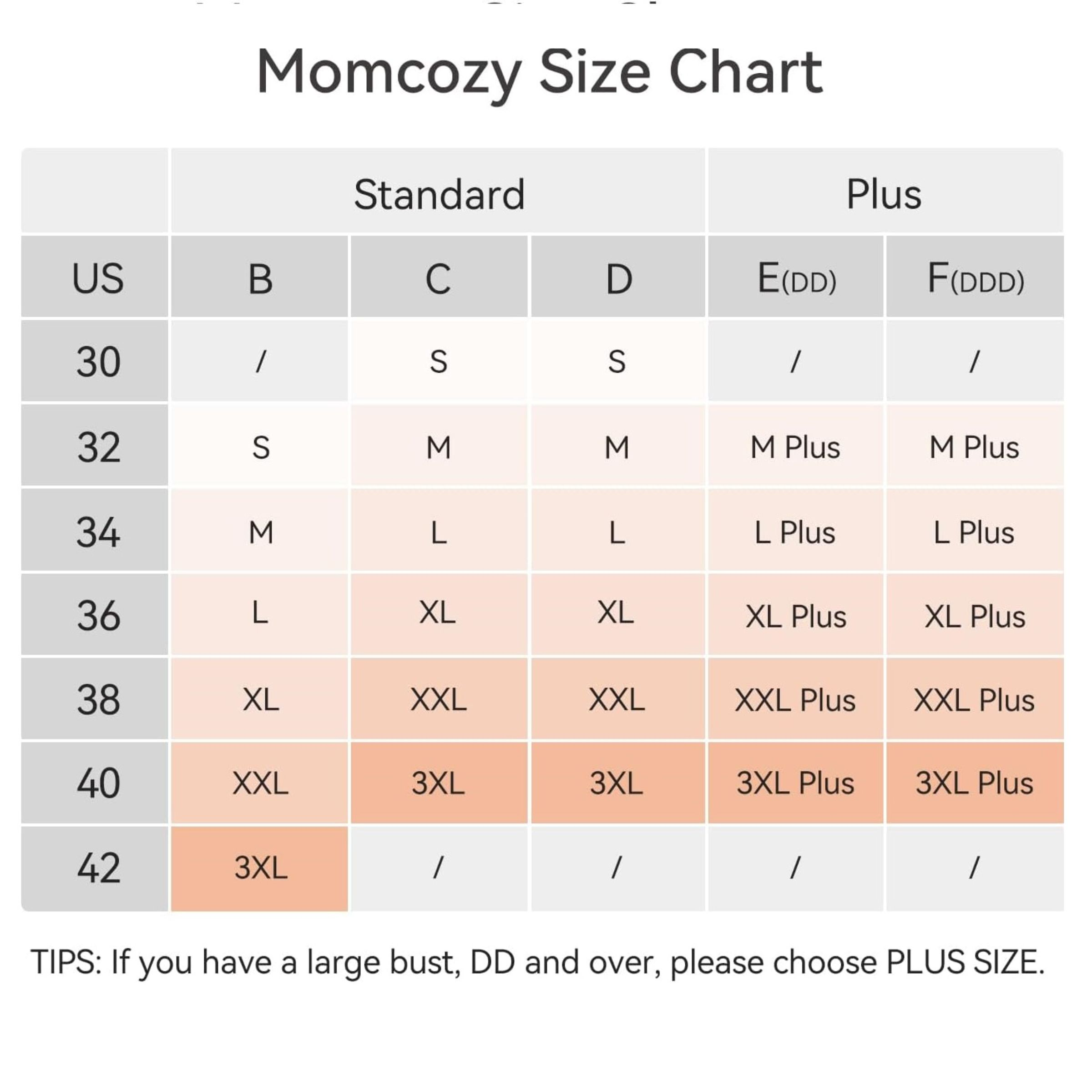 Momcozy Jelly Strip Nursing Bra - Oyster Pink, S.