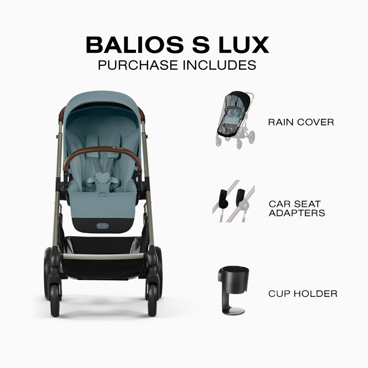 Cybex Balios S Lux Stroller - Stormy Blue.