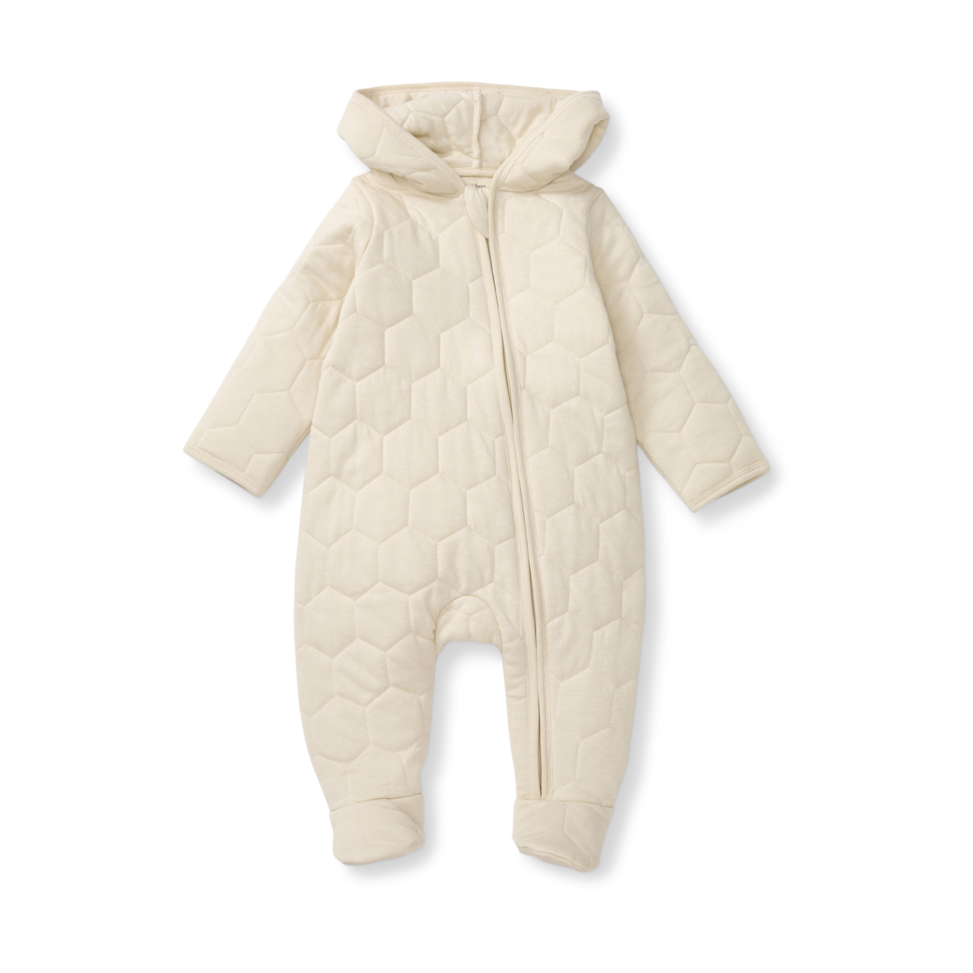 Burt's Bees Baby baby-girls Infant Bunting Jumpsuit, 100% Organic Cotton One-piece Long Sleeve Outfit Coverall