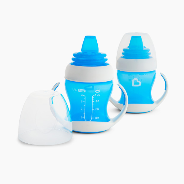 Munchkin Gentle Transition Trainer Cup (2 Pack) - 4 Ounces, 2.