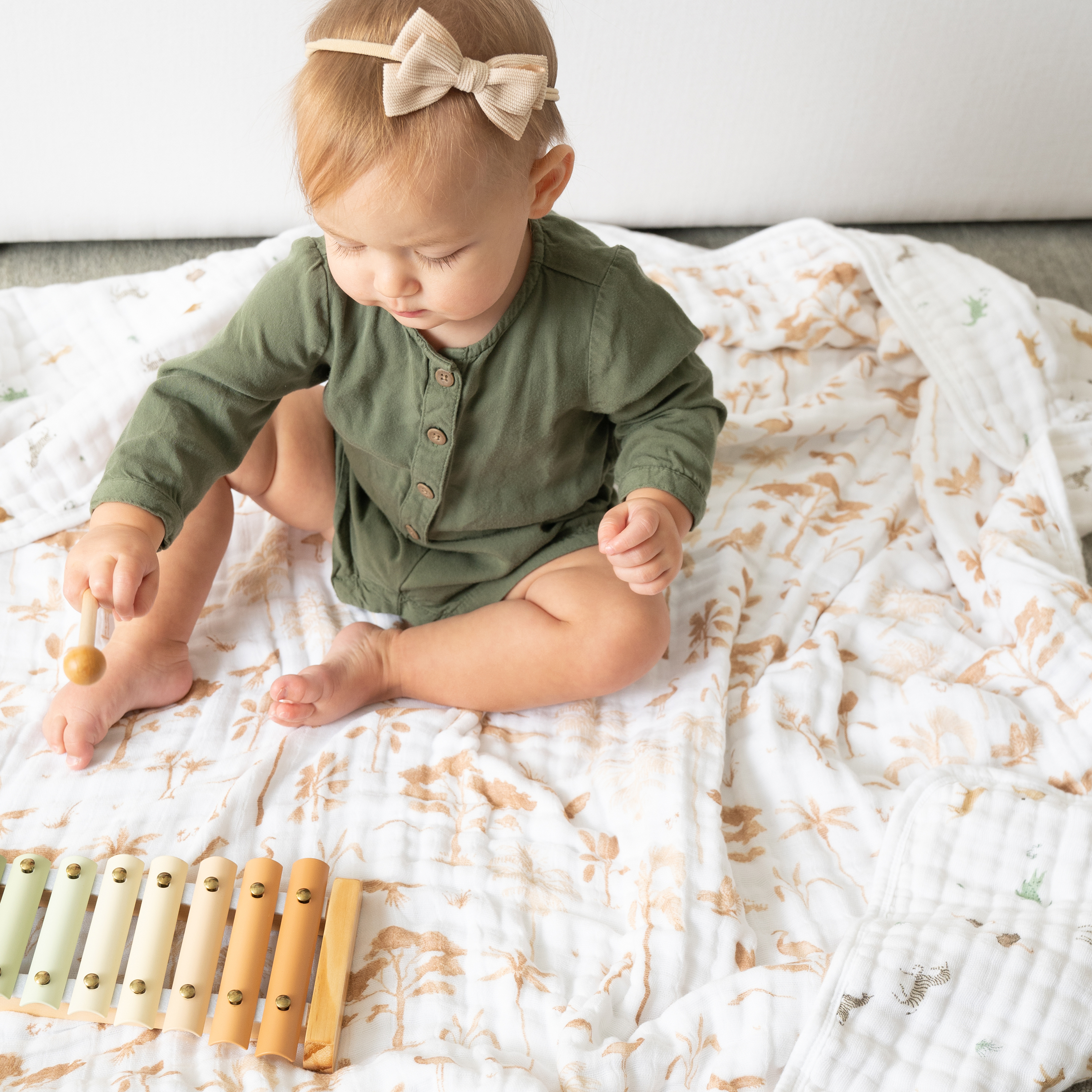 Aden + Anais Organic Muslin Dream Blanket Safari Dreams Babylist Shop