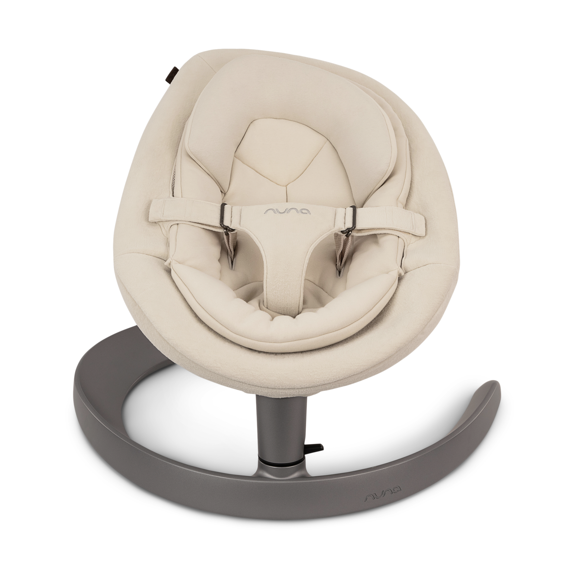 Nuna LEAF Grow Baby Seat & Rocker with Toy Bar - Cloud.