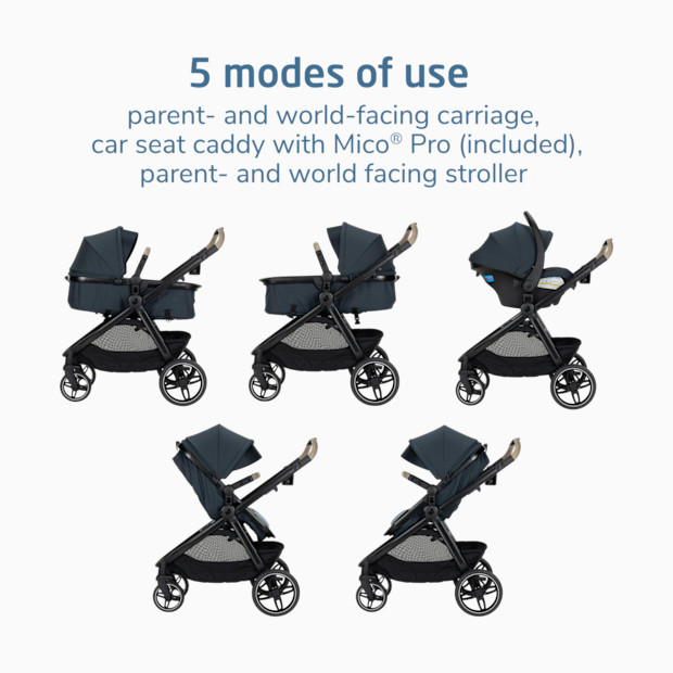 Maxi-Cosi Zelia Pro 5-in-1 Travel System - Seascape.