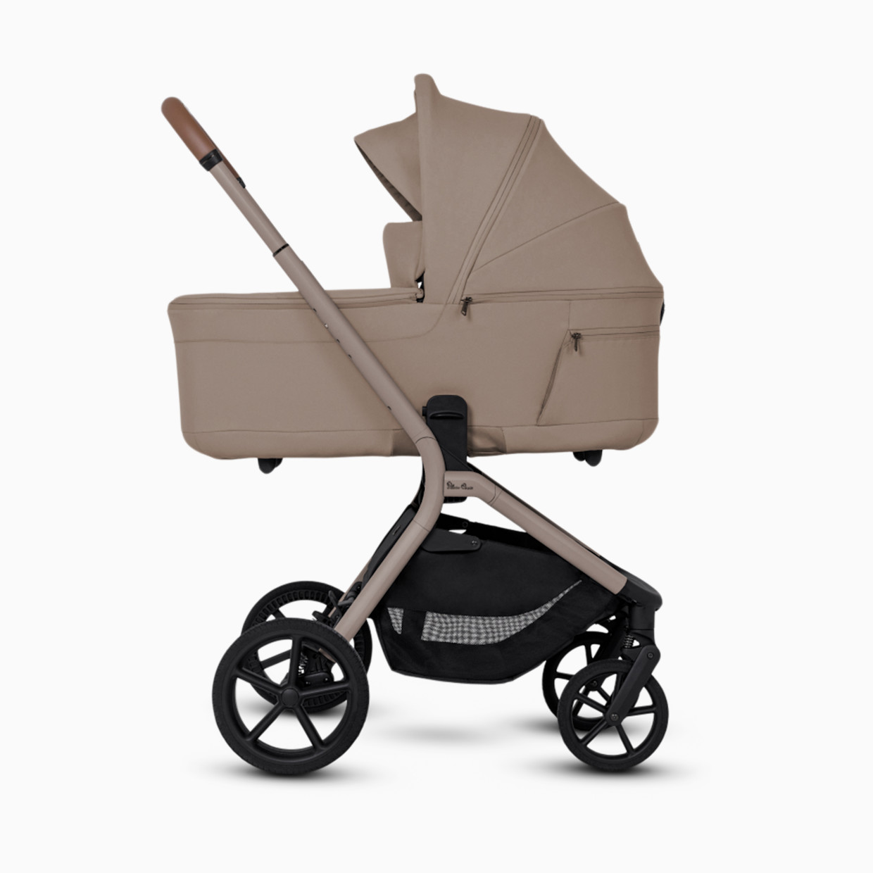 Silver Cross Breez Compact Bassinet - Champagne.