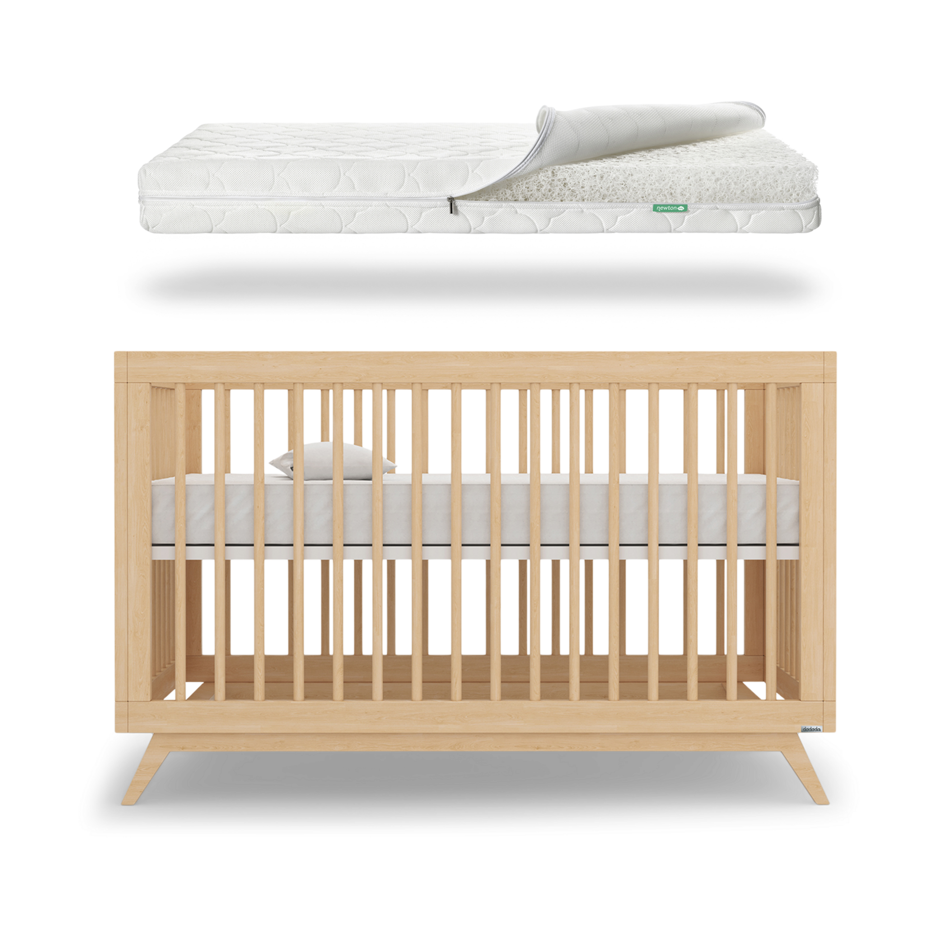 dadada x Newton Baby Soho Crib & Mattress Bundle.