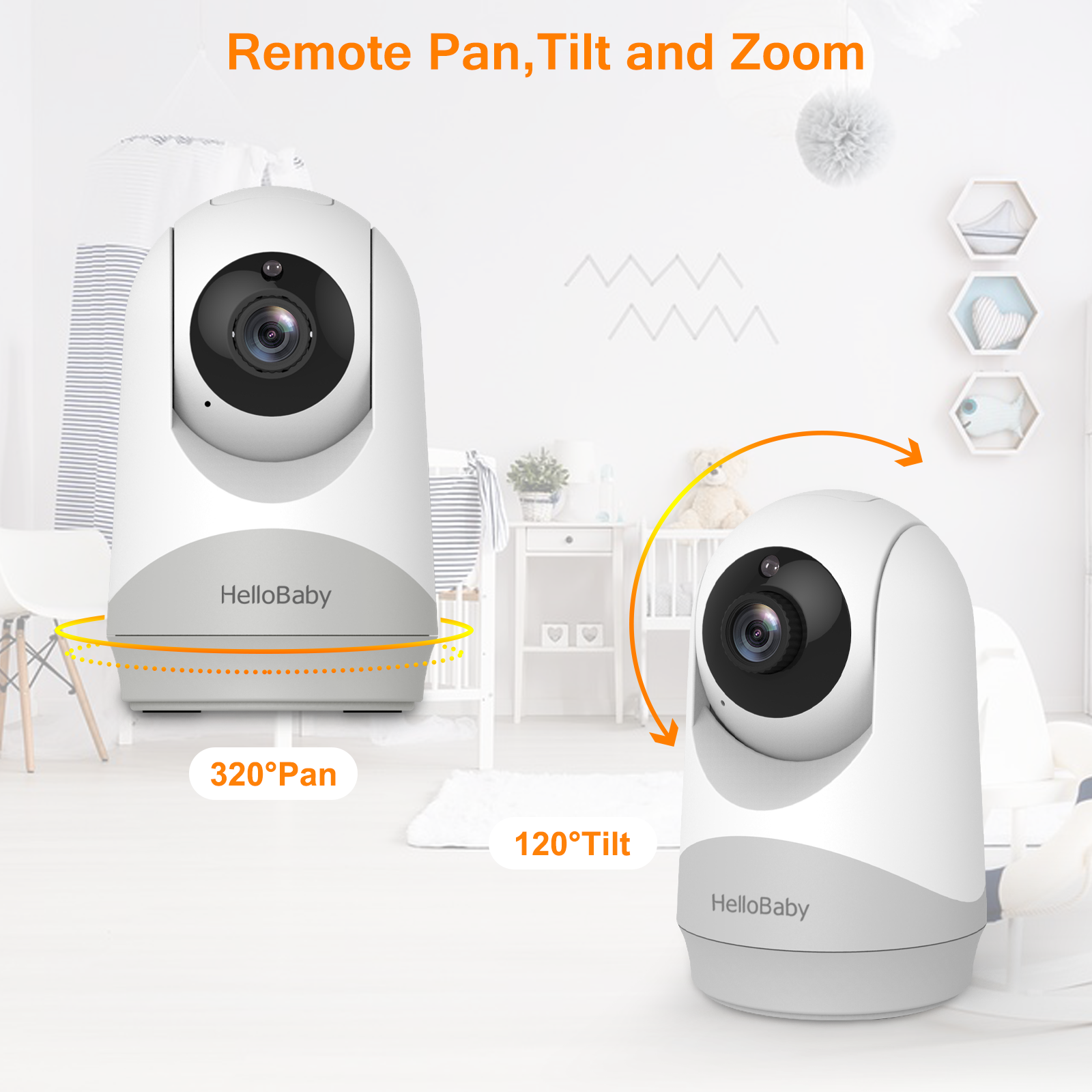 HelloBaby Add-On Camera for 5.0" Baby Monitor.