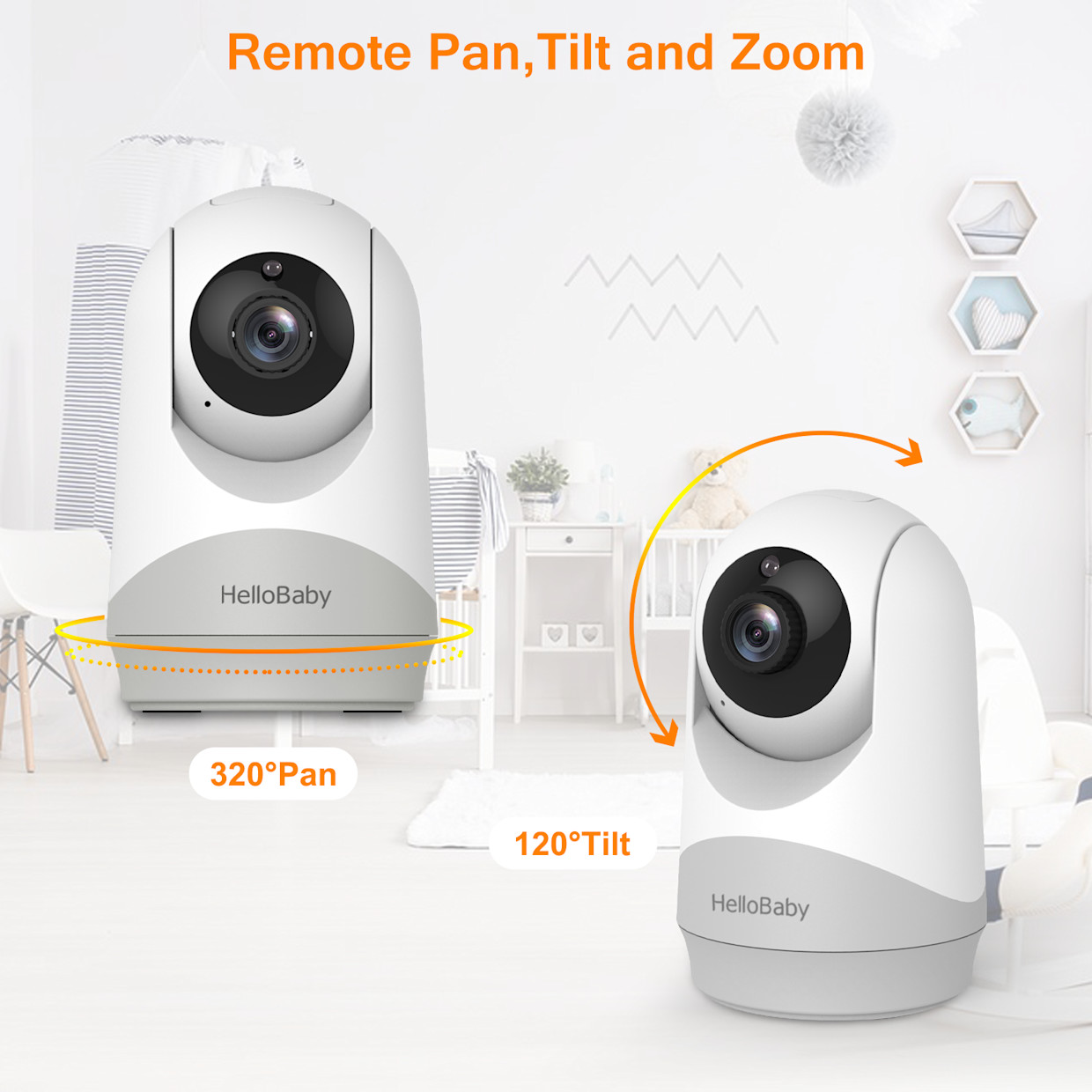 HelloBaby Add-On Camera for 5.0" Baby Monitor.