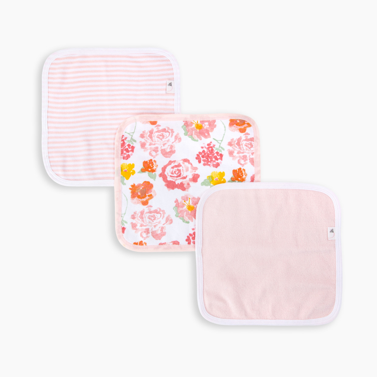 Burt's Bees Baby Organic Washcloth (3 Pack) - Rosy Spring.