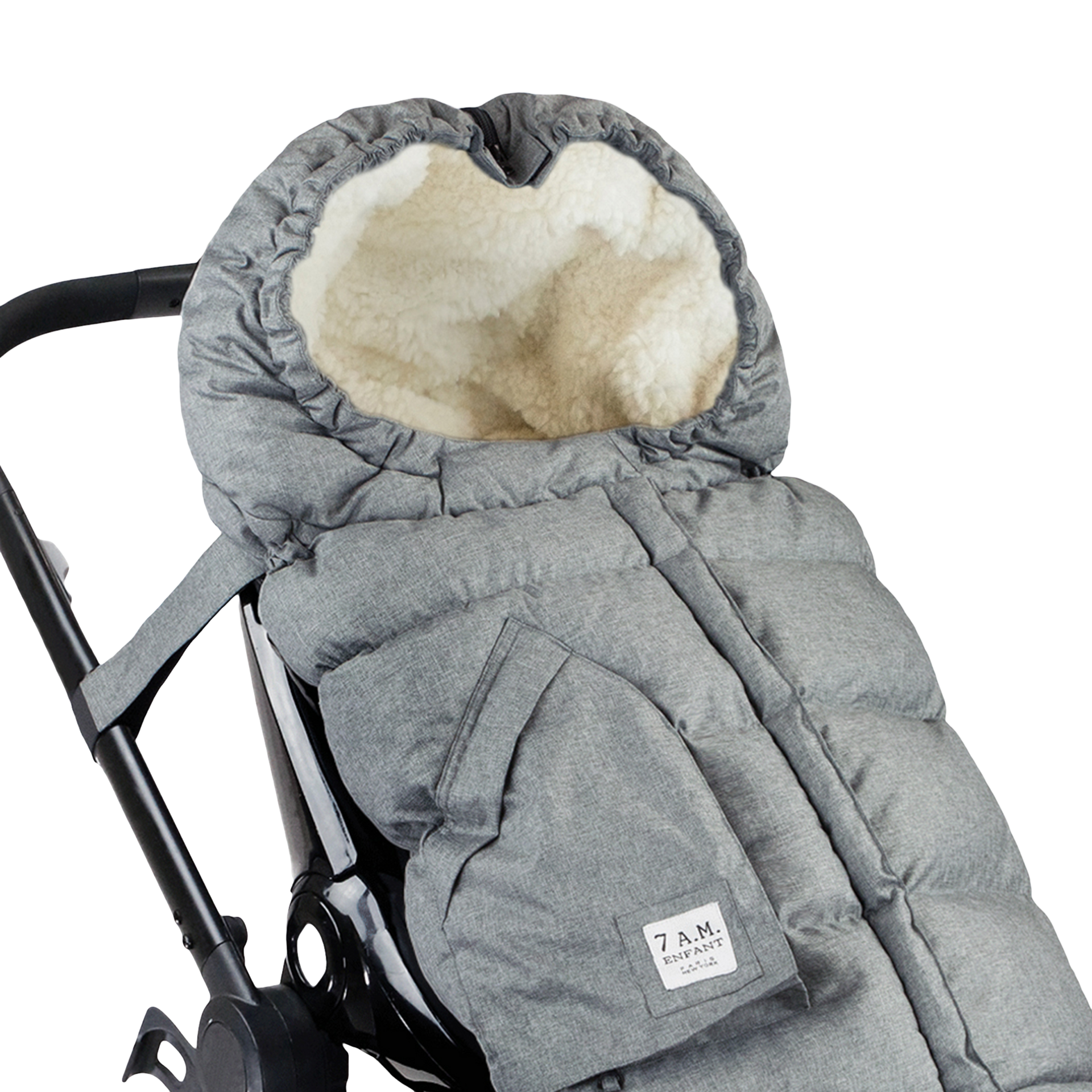 7AM Enfant Blanket 212 - Heather Grey Cloud, 6 M-4 T.