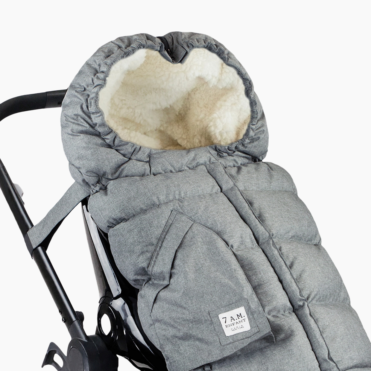 7AM Enfant Blanket 212 - Heather Grey Cloud, 6 M-4 T.