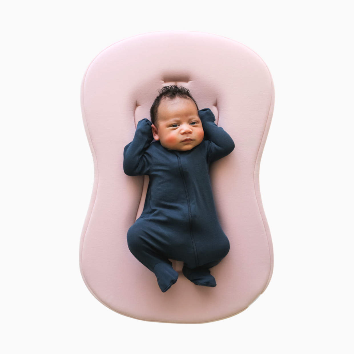 Snuggle Me Organic Infant Lounger Curve - Petal.