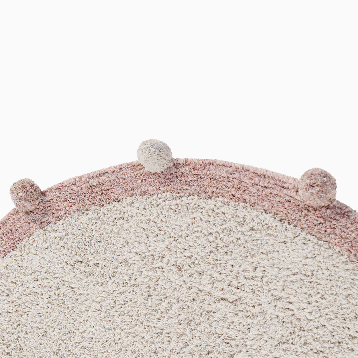 Lorena Canals Bubbly Washable Rug - Vintage Nude, 4'.