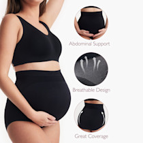 FEOYA Women's Maternity Underwear Over Bump Cotton Pregnancy Panties Plus Size High Waist FEOYA Women's Maternity Underwear Over Bump Cotton Pregnancy Panties Plus Size High Waist