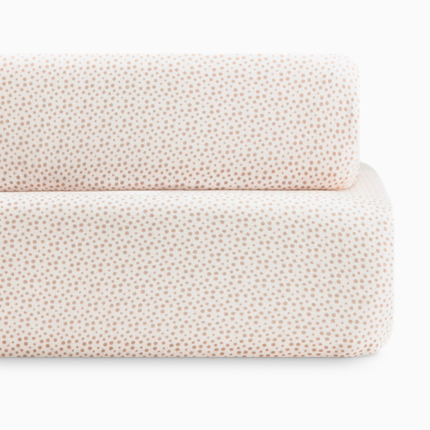 Bellini Organic Jersey Cotton Crib Sheet and Changing Pad Cover Set.