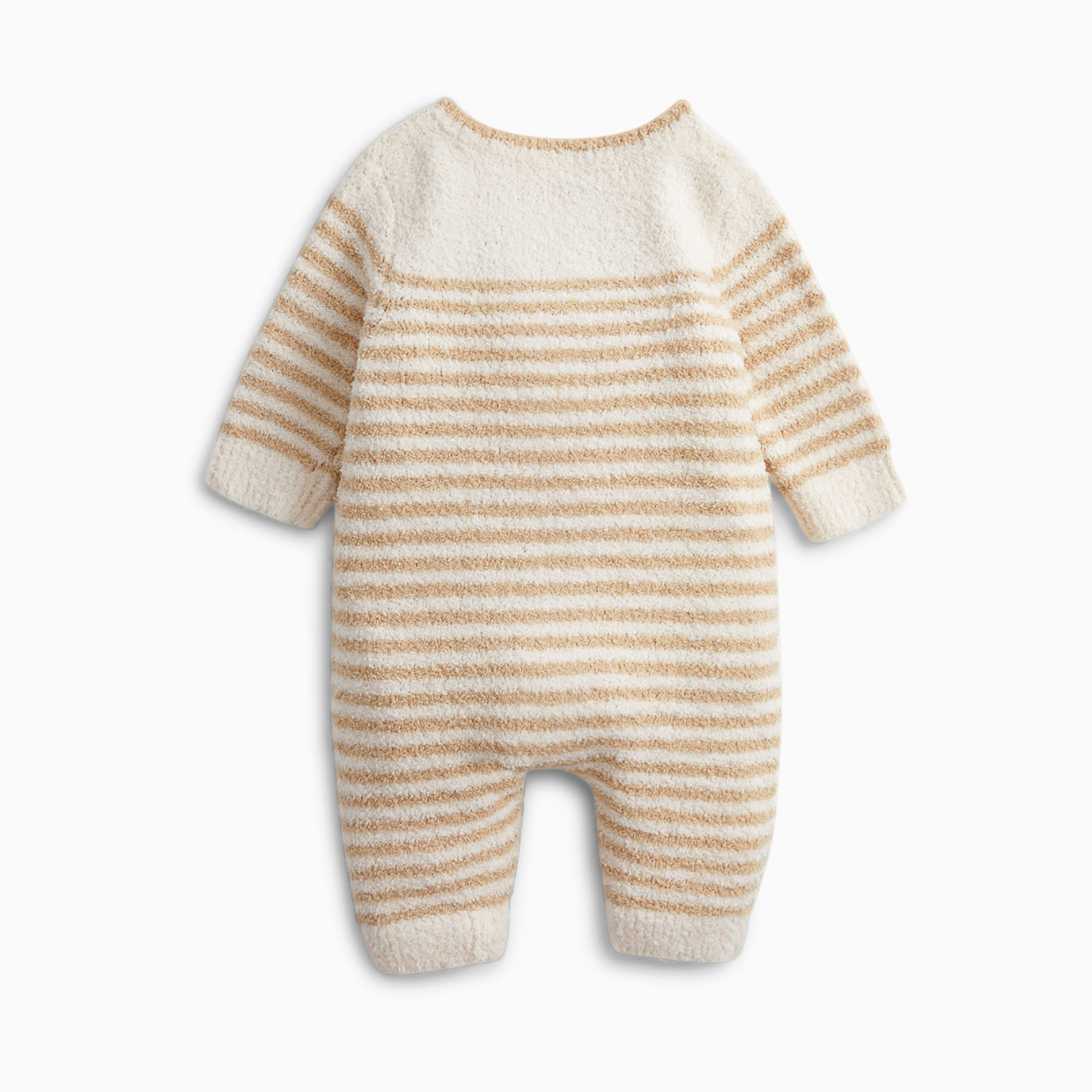 Magnetic Me Chenille Magnetic Romper - Cream, 0-3 M.