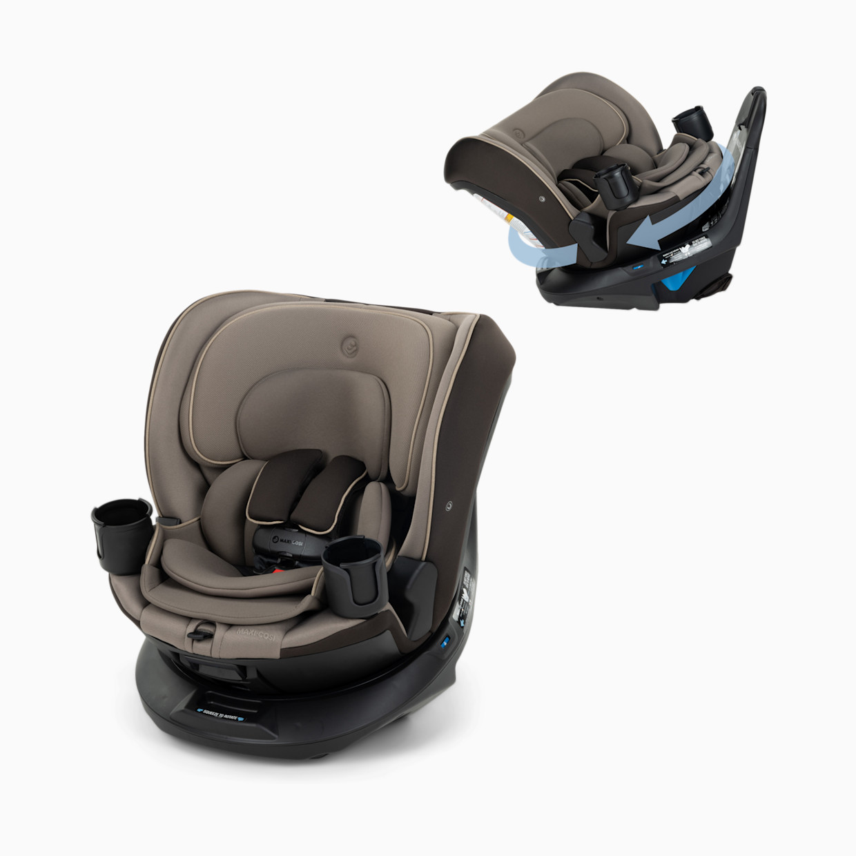 Maxi-Cosi Andi 360° Rotating All-in-One Convertible Car Seat - Brown.