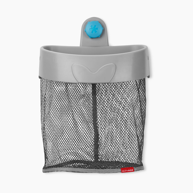 Munchkin Super Scoop Hanging Bath Toy Storage with Quick Drying Mesh, Grey
