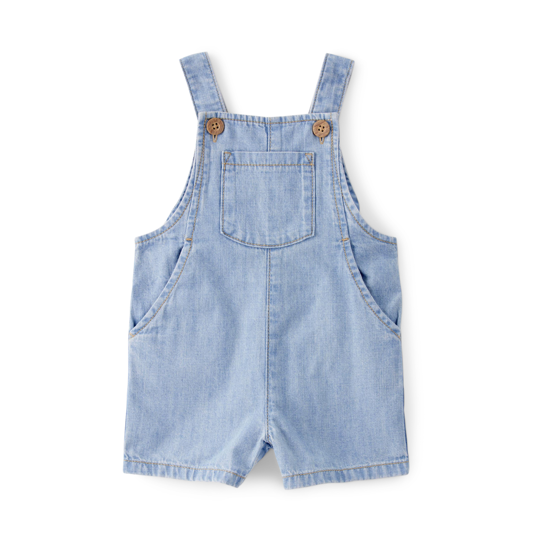 Carter's Little Planet Organic Cotton Chambray Shortall.