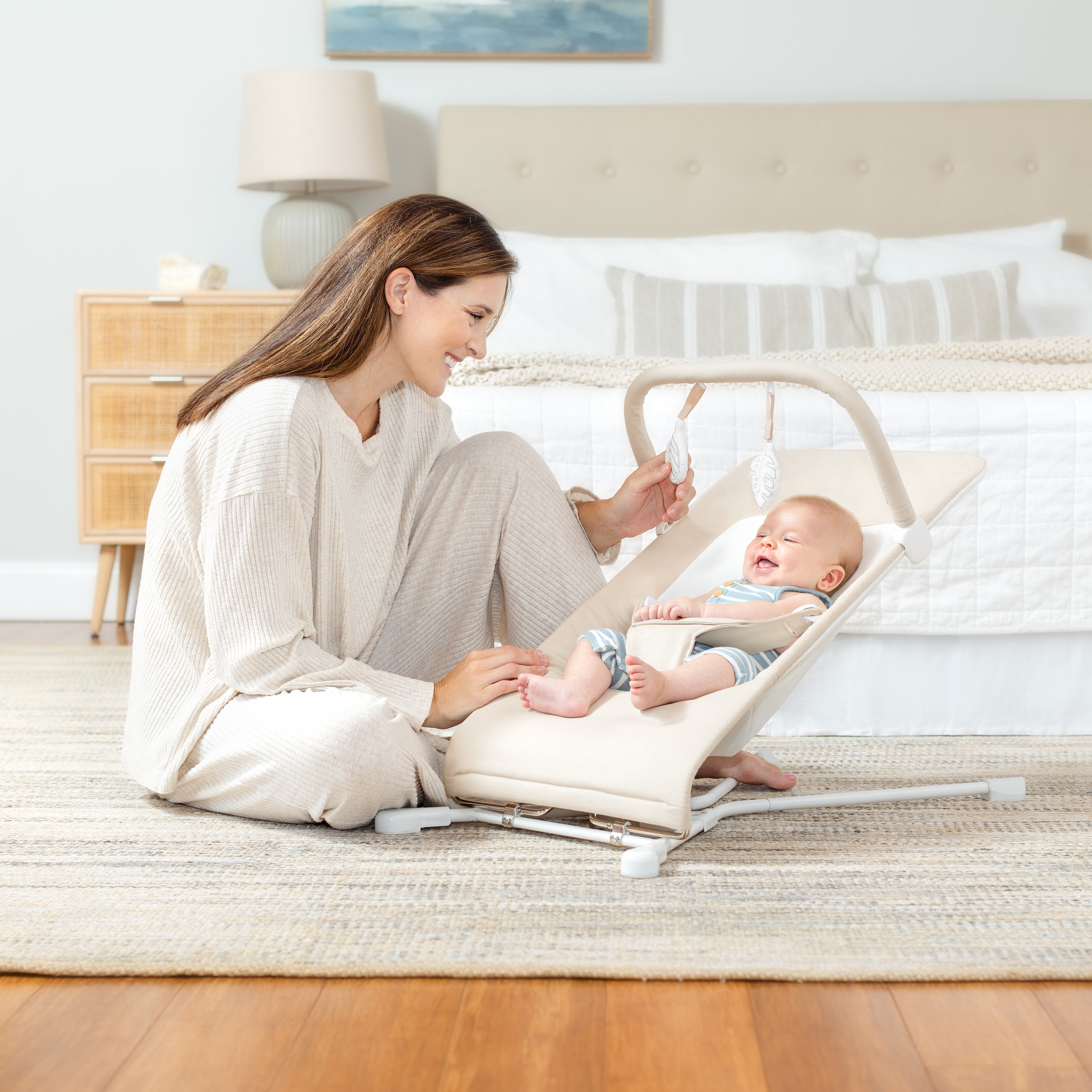 Baby Delight, Inc. Highland Organic Bouncer - Organic Oat.
