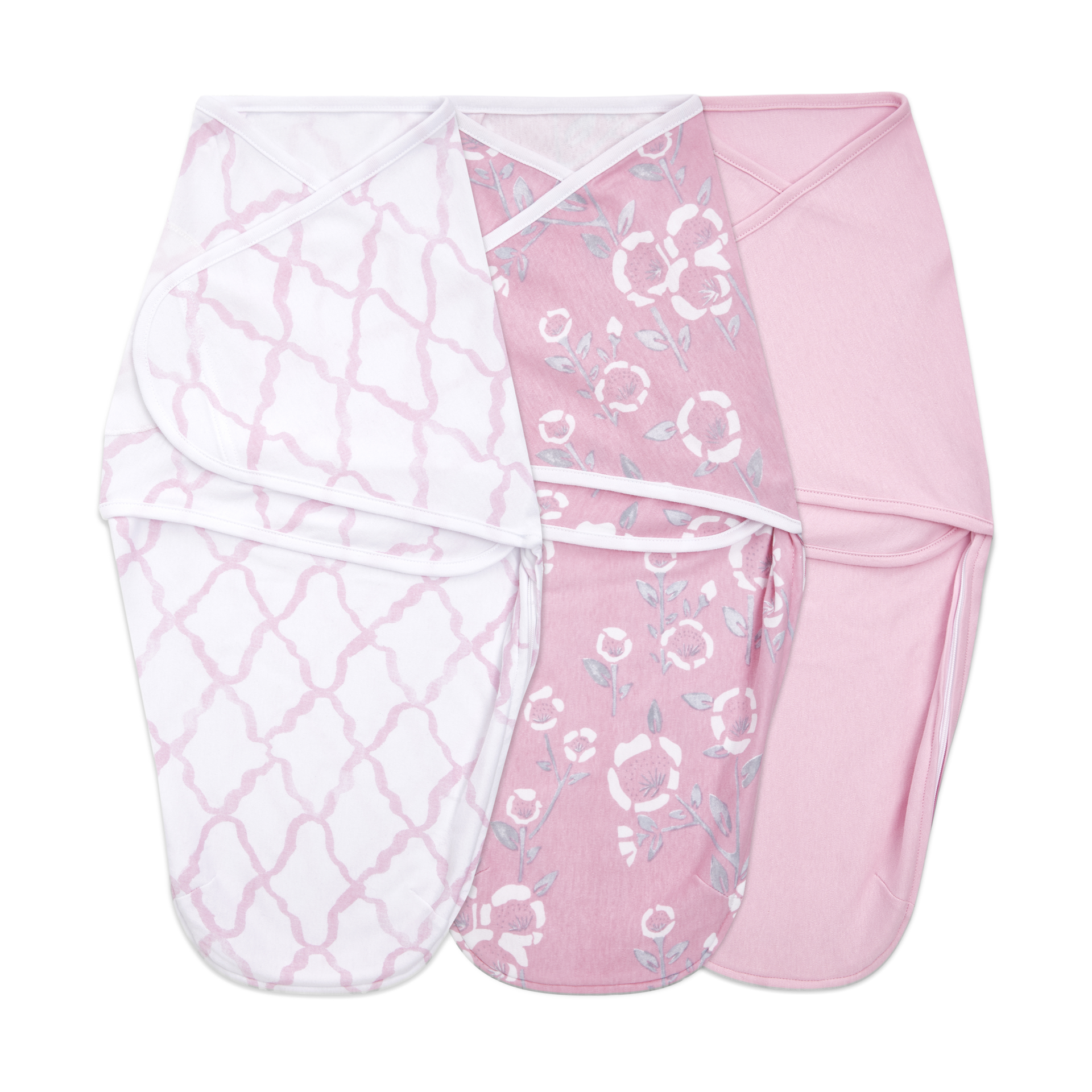 Aden + Anais Essentials Cotton Wrap Swaddles (3 Pack) Stencil, 03