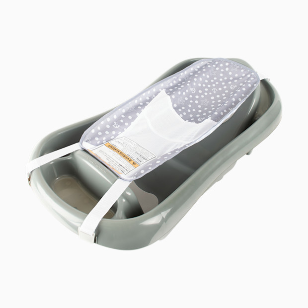 The First Years Sure Comfort Renewed Baby Bathtub - 3-in-1 Newborn to Toddler Bathtub - Dark Gray.