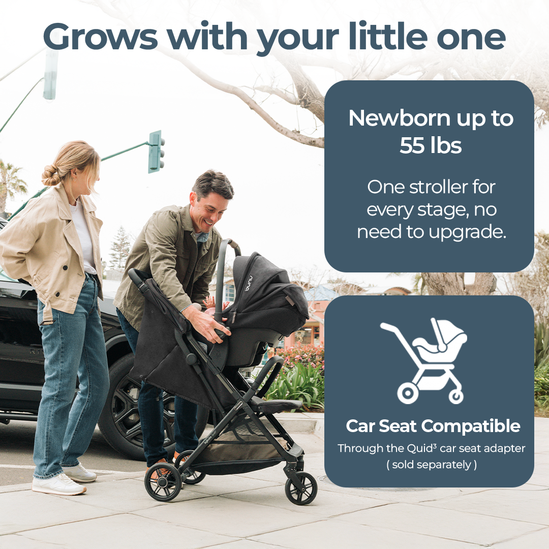 Inglesina Quid³ Stroller - Cosmic Black.