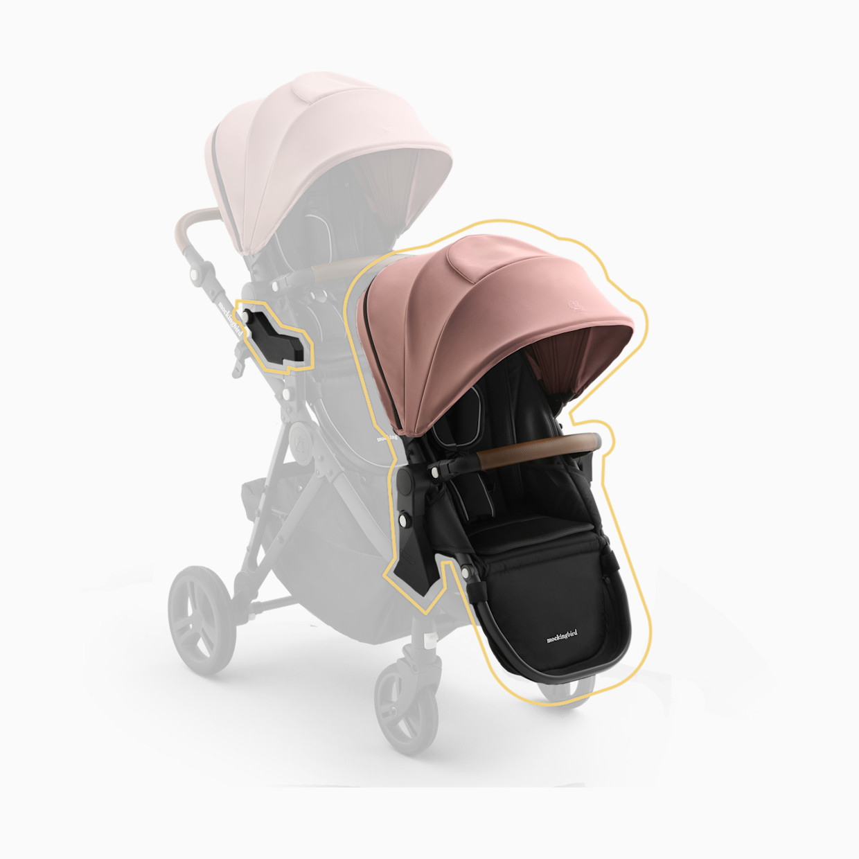Mockingbird 2nd Seat Kit 3.0 - Rose.