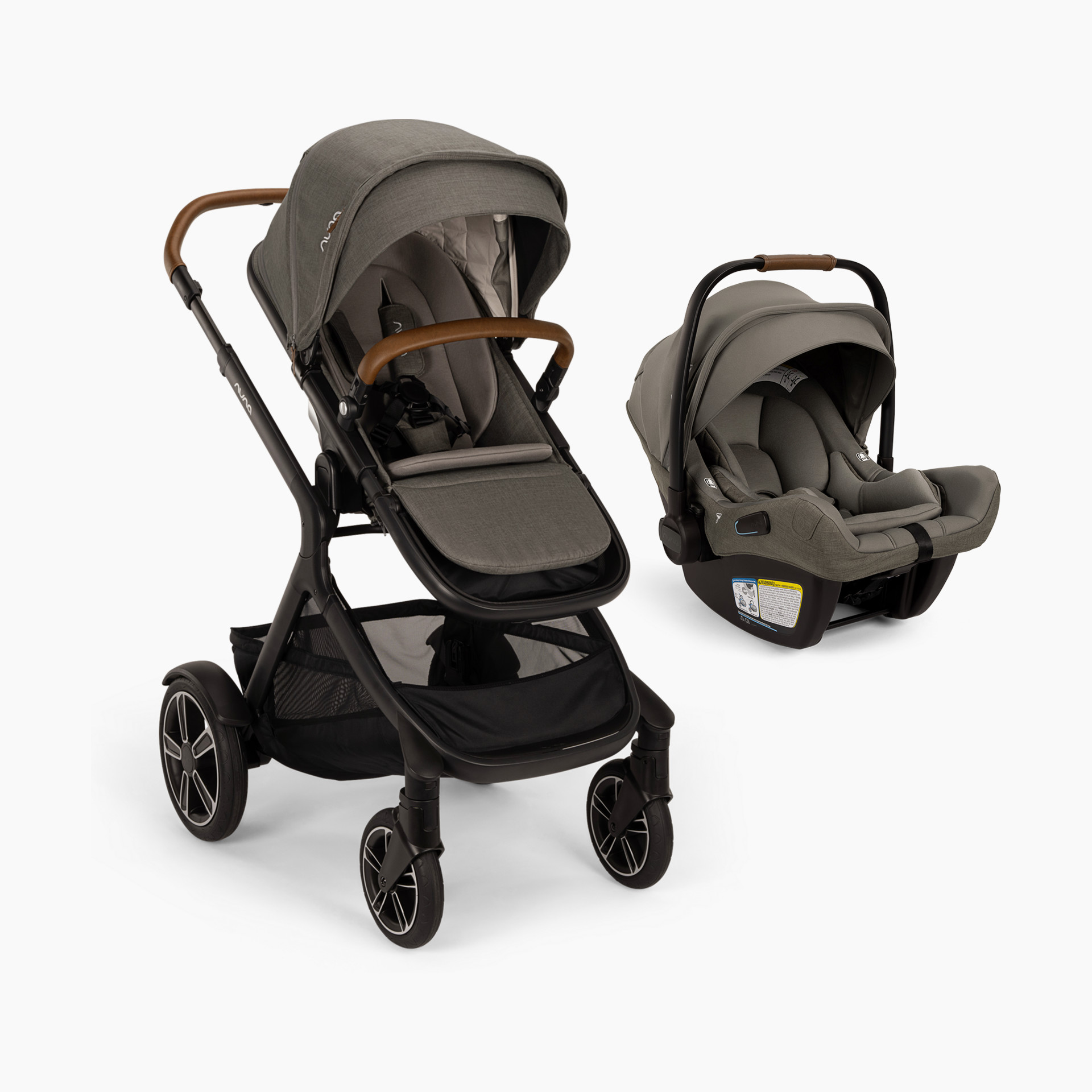 Nuna PIPA aire rx & DEMI next Travel System - Granite | Babylist Shop