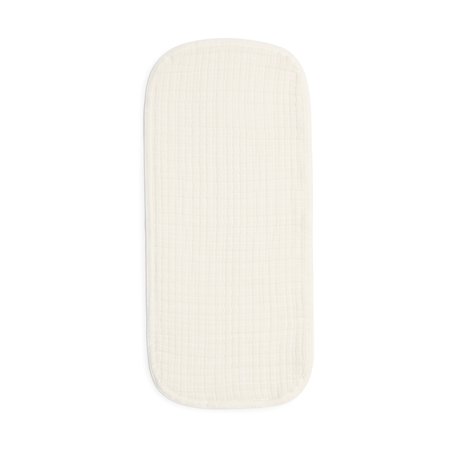 Small Story Muslin Burp Cloth (5 Pack) - White.