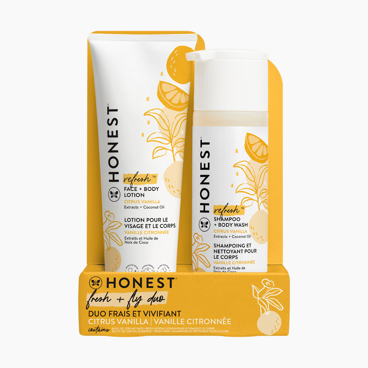 The Honest Company Wash and Lotion Bundle - Refresh (Citrus Vanilla).