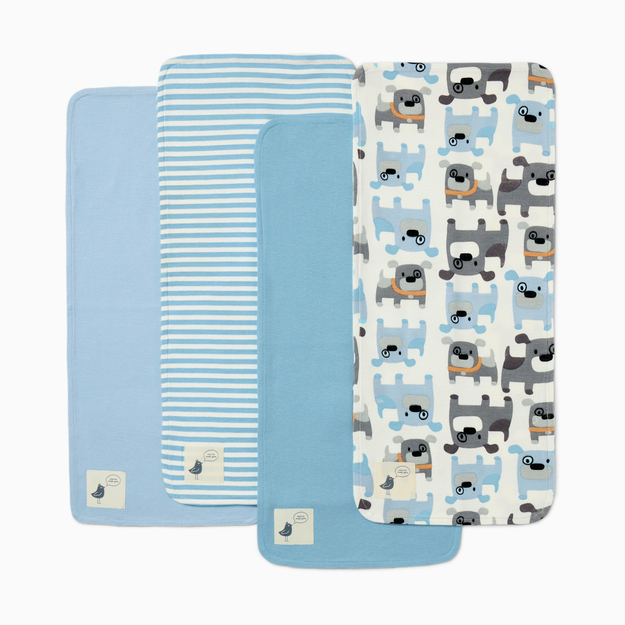 Small Story Burp Cloth (4 Pack) - Dapper Dogs.