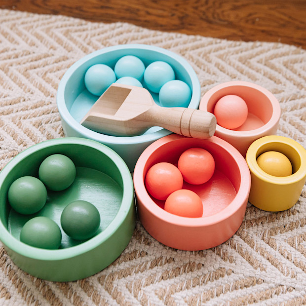 Wonder & Wise Mixing, Matching, Nesting, Stacking Wooden Toys.