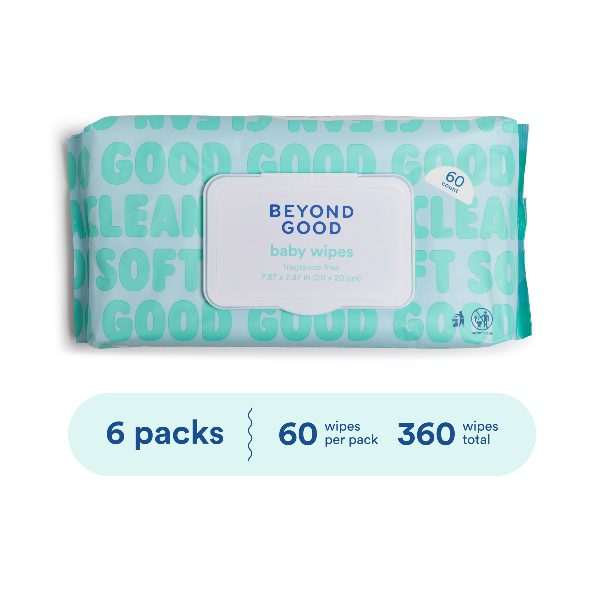Beyond Good 99% Purified Water Baby Wipes.
