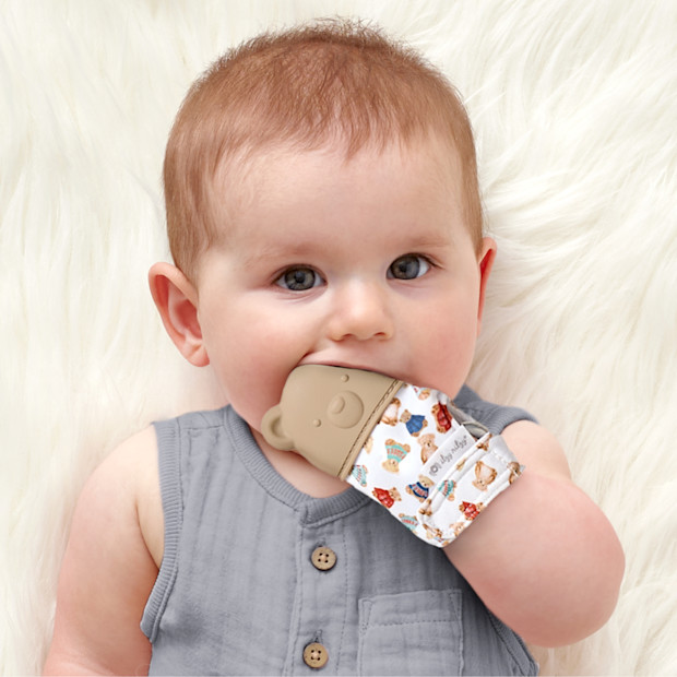 Itzy Ritzy Teething Mitt.
