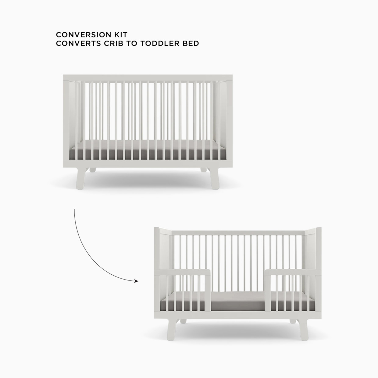 Oeuf Sparrow Conversion Kit - White.