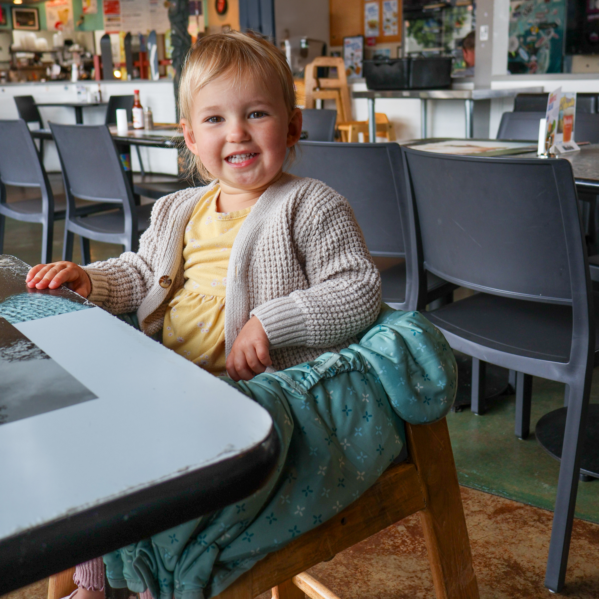 Sprucely Antibacterial Compact Shopping Cart Cover - Frosty Mint.