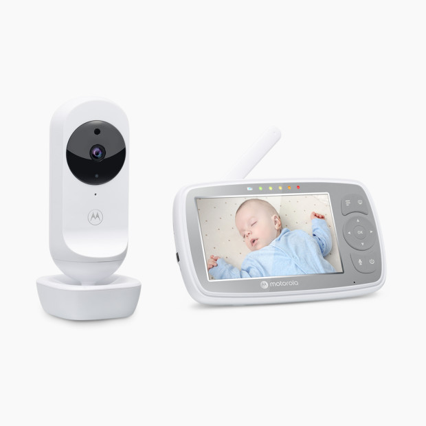 Motorola VM44 Connect 4.3" Connected Manual Pan/Tilt 720p Video Baby Monitor.