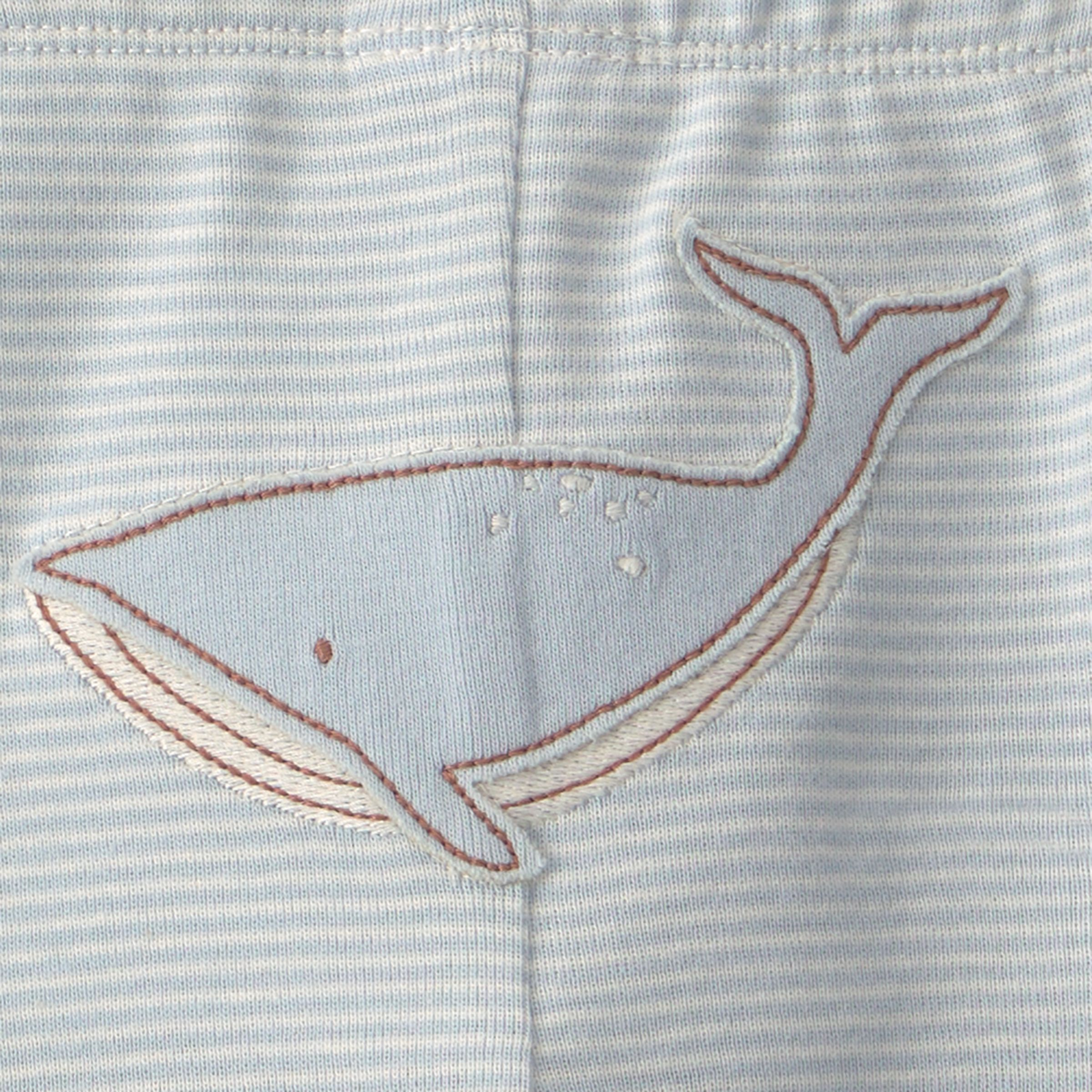 Carter's 3-Piece Bodysuit & Pant Gift Set - Blue Whale, 6M.